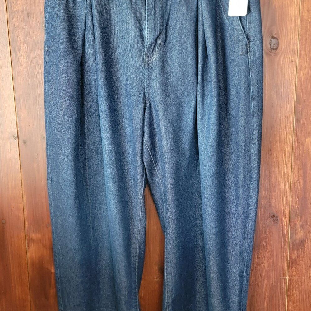 We The Free CRVY New Spin Trouser Jeans 32 Short Outerspace Dark Wash $148 NWT - Picture 5 of 12
